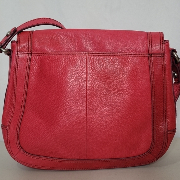 Fossil Marlow Flap Crossbody in Flamingo Pink - Picture 4 of 13